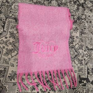 NWOT Oversized Juicy Couture Embroidered Scarf